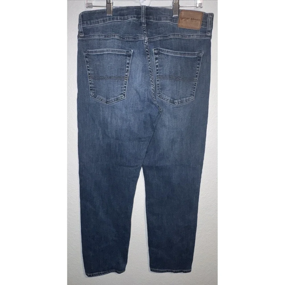 🍀 Lucky Brand Jeans 221 Straight Mens Size 34x30 Blue Casual Denim